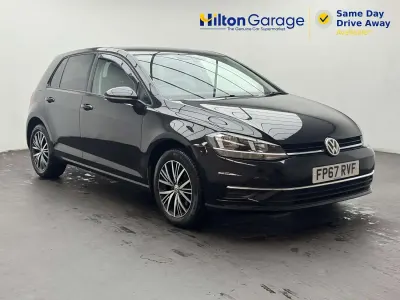 Used VW Golf VII SE 125 HP (91 kW) 2017 Black Hatchback