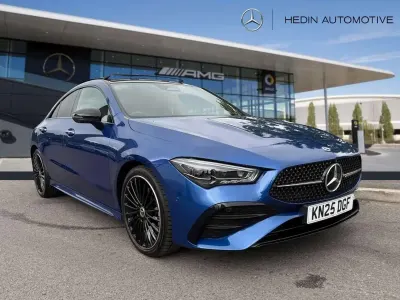 Used Mercedes CLA220 AMG Line Premium Plus 190 HP (139 kW) 2025 Blue Sedan