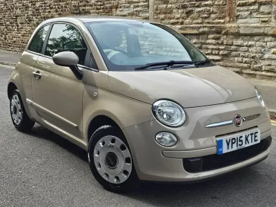 Used Fiat 500 Pop 69 HP (50 kW) 2015 Beige Hatchback