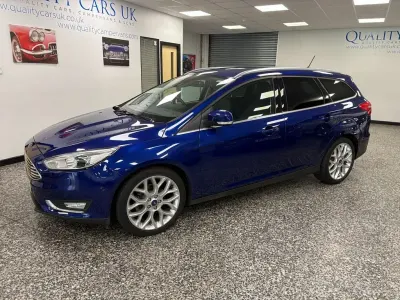 Used Ford Focus Titanium X 120 HP (88 kW) 2017 Blue Estate
