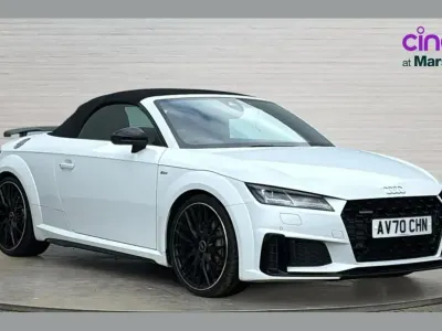 Used Audi TT Black Edition 245 HP (180 kW) 2020 White Cabriolet