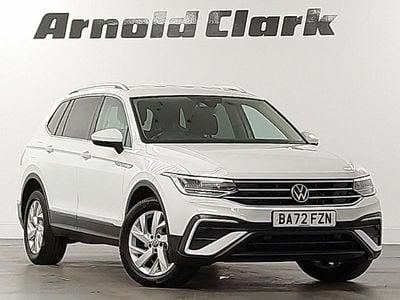 White Used 2022 VW Tiguan Allspace Life SUV | £21,998 (Fair price)