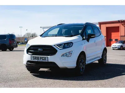 Used Ford Ecosport ST-Line 125 HP (91 kW) 2018 White SUV