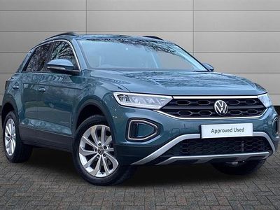 Petrol blue Used 2025 VW T-Roc Match SUV | £23,991 (Fair price)