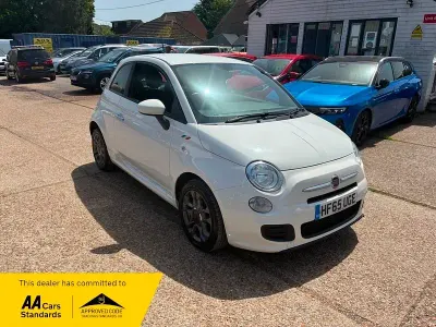 Used Fiat 500 S 69 HP (50 kW) 2015 White Hatchback