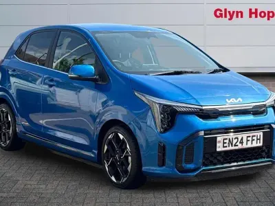 Used Kia Picanto GT-Line 63 HP (46 kW) 2024 Blue Hatchback