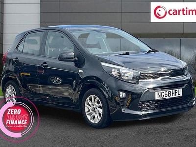Used Kia Picanto 66 HP (48 kW) 2019 Black Hatchback