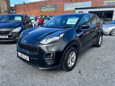 Begagnad Kia Sportage 2017 Svart SUV
