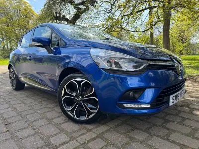 Usado Renault Clio IV Iconic 90 HP (66 kW) 2019 Azul Citadino
