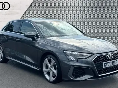 Used Audi A3 S-Line 150 HP (110 kW) 2020 Grey Sedan