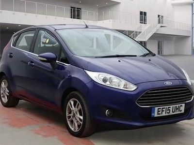 Used Ford Fiesta Zetec 2015 Blue Hatchback