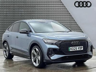 Used Audi Q4 Sportback e-tron Black Edition 206 kW (281 HP) 2025 Blue SUV