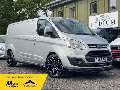 Used Ford Transit Custom Limited 168 HP (123 kW) 2017 Silver Van
