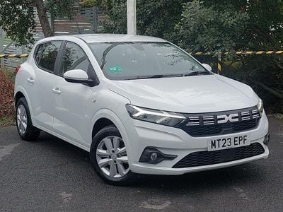 White Used 2023 Dacia Sandero Expression Hatchback | £12,498 (Fair price)
