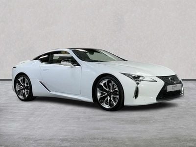 Used Lexus LC 500 Sport Line 477 HP (350 kW) 2018 White Coupe