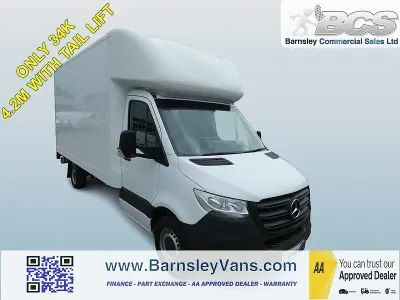 Begagnad Mercedes Sprinter Progressive 2022 Vit Van