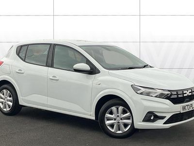White Used 2023 Dacia Sandero Expression Hatchback | £11,607 (Fair price)
