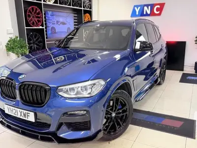 Used BMW X3 M Sport 292 HP (214 kW) 2021 Blue SUV