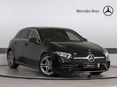 Used Mercedes A200 AMG line 2021 Black Hatchback