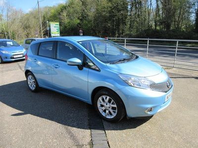 Używany Nissan Note Acenta 80 KM (58 kW) 2014 Niebieski Hatchback