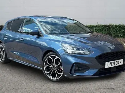 Used Ford Focus ST-Line X 125 HP (91 kW) 2021 Blue Hatchback
