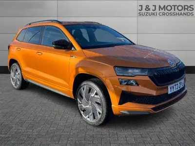 Used Skoda Karoq SportLine 150 HP (110 kW) 2024 Orange SUV