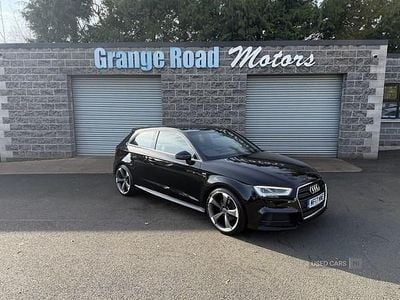 Used Audi A3 S-Line 110 HP (80 kW) 2017 Black Hatchback