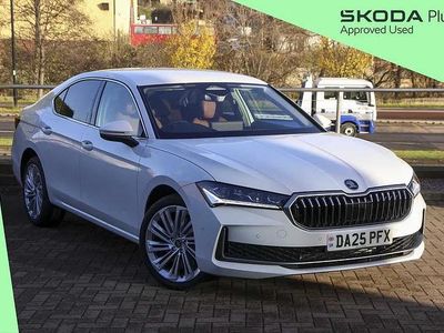 Pure white Used 2025 Skoda Superb LAURIN & KLEMENT Hatchback | £36,490 (Expensive)