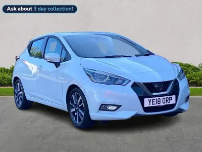 Używany Nissan Micra Acenta Limited Edition 90 KM (66 kW) 2018 Biały Hatchback