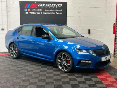 Used Skoda Octavia vRS 184 HP (135 kW) 2017 Blue Hatchback