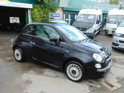 Usado Fiat 500 Lounge 69 HP (50 kW) 2011 Preto Citadino