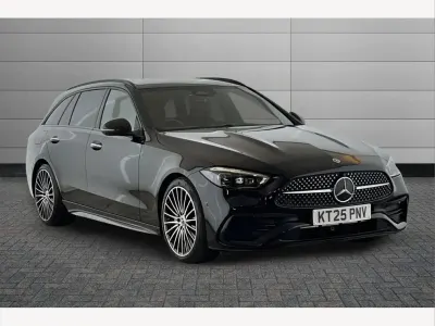 Used Mercedes C300e AMG Line Premium Plus 254 HP (186 kW) 2025 Black Estate