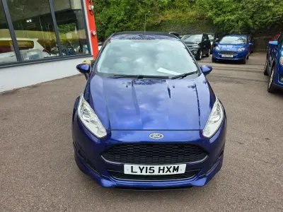 Used Ford Fiesta Zetec 125 HP (91 kW) 2015 Blue Hatchback