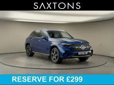 Used Mercedes GLC300e AMG line 313 HP (230 kW) 2023 Spectral blue SUV
