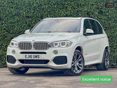 White Used 2016 BMW X5 M Sport SUV | £20,995 (Fair price)