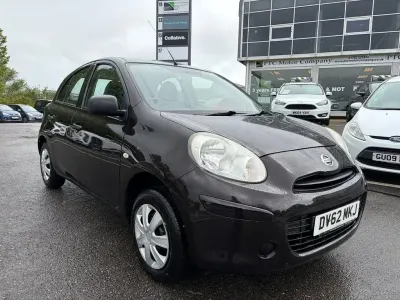 Second-hand Nissan Micra Visia 80 CP (58 kW) 2012 Negru Hatchback