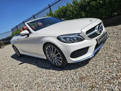 Used Mercedes C200 AMG Line Premium Plus 2017 White Cabriolet