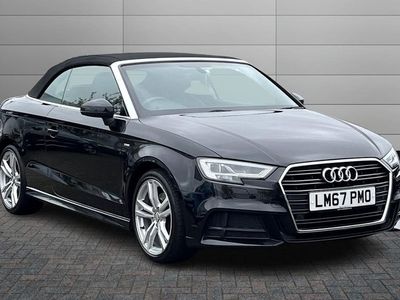 used Audi A3 Cabriolet (2017/67)S Line 2.0 TFSI 190PS S Tronic auto (05/16 on) 2d