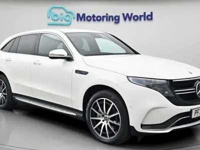 Used Mercedes EQC400 AMG line 300 kW (408 HP) 2022 White SUV