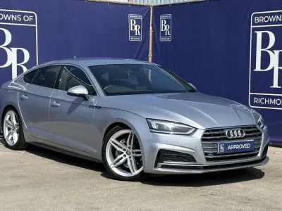Usado Audi A5 Sportback S-Line 190 HP (139 kW) 2019 Prateado Citadino