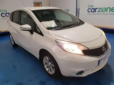 Used Nissan Note Acenta Premium 80 HP (58 kW) 2014 White Hatchback