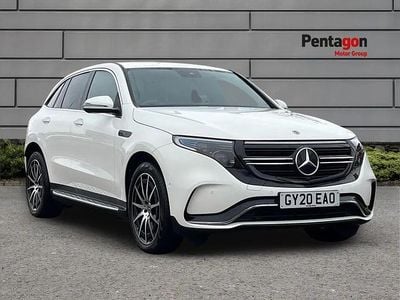 White Used 2020 Mercedes EQC400 AMG line SUV | £21,495 (Good price)