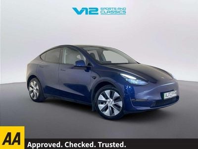 Used Tesla Model Y Long Range AWD 378 kW (514 HP) 2022 Blue SUV