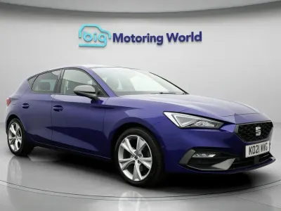 Used Seat Leon FR 150 HP (110 kW) 2021 Blue Hatchback