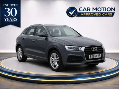 Usado Audi Q3 S-Line 184 HP (135 kW) 2016 Cinzento SUV