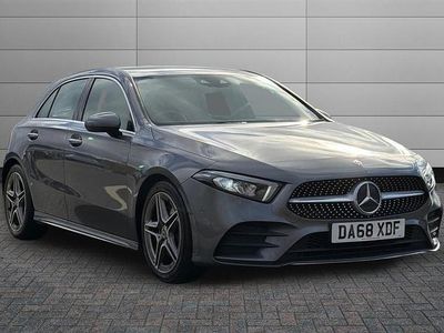 Used Mercedes A250 AMG Line Premium 224 HP (164 kW) 2019 Mountain grey Hatchback
