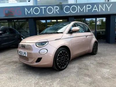 Używany Fiat 500e La Prima 86 kW (118 KM) 2022 Złoty Kabriolet