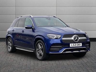 Used Mercedes GLE350 AMG Line Premium 320 HP (235 kW) 2021 Blue SUV