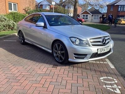 Used Mercedes C220 Sport Edition 170 HP (125 kW) 2014 Silver Coupe