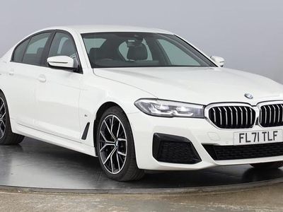 White Used 2021 BMW 520 M Sport | £24,499 (Good price)